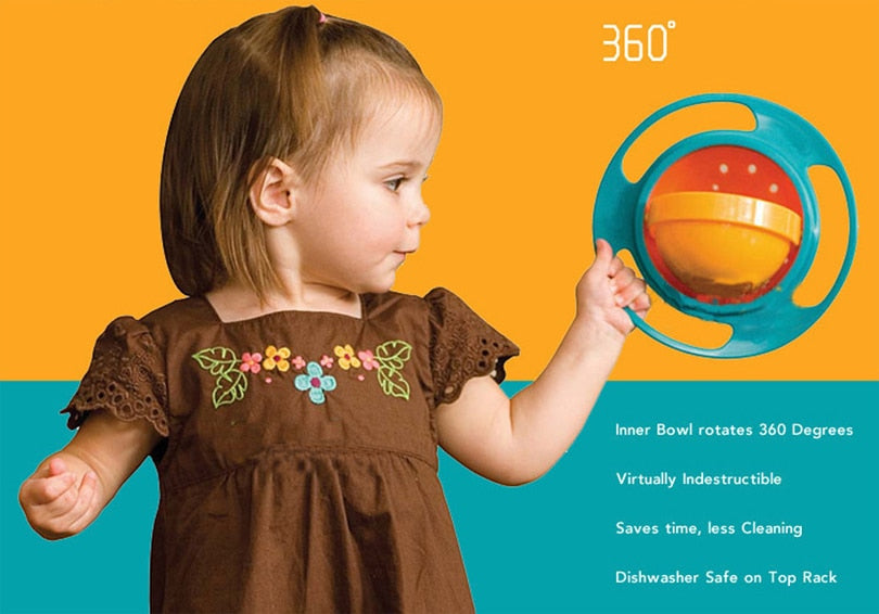 BOL BÉBÉ ANTI RENVERSEMENT 360° - Safety Bowl™ – bebe-delice